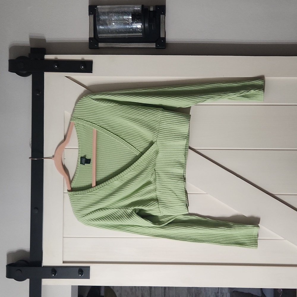 Wild Fable cropped wrap style top